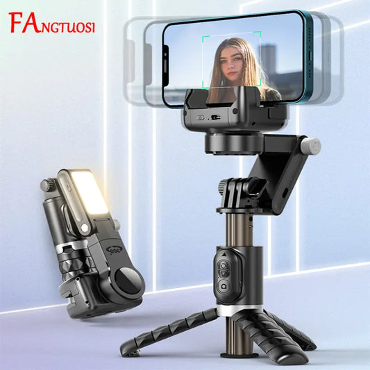 360 Rotation Gimbal Stabilizer Selfie Stick Stativ